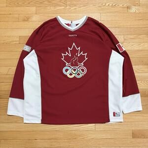 Roots Canada 2000 Olympic Hockey Jersey Red White Mens 2XL Team Canada